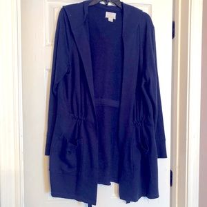 Navy Hooded Lightweight Jacket (L)